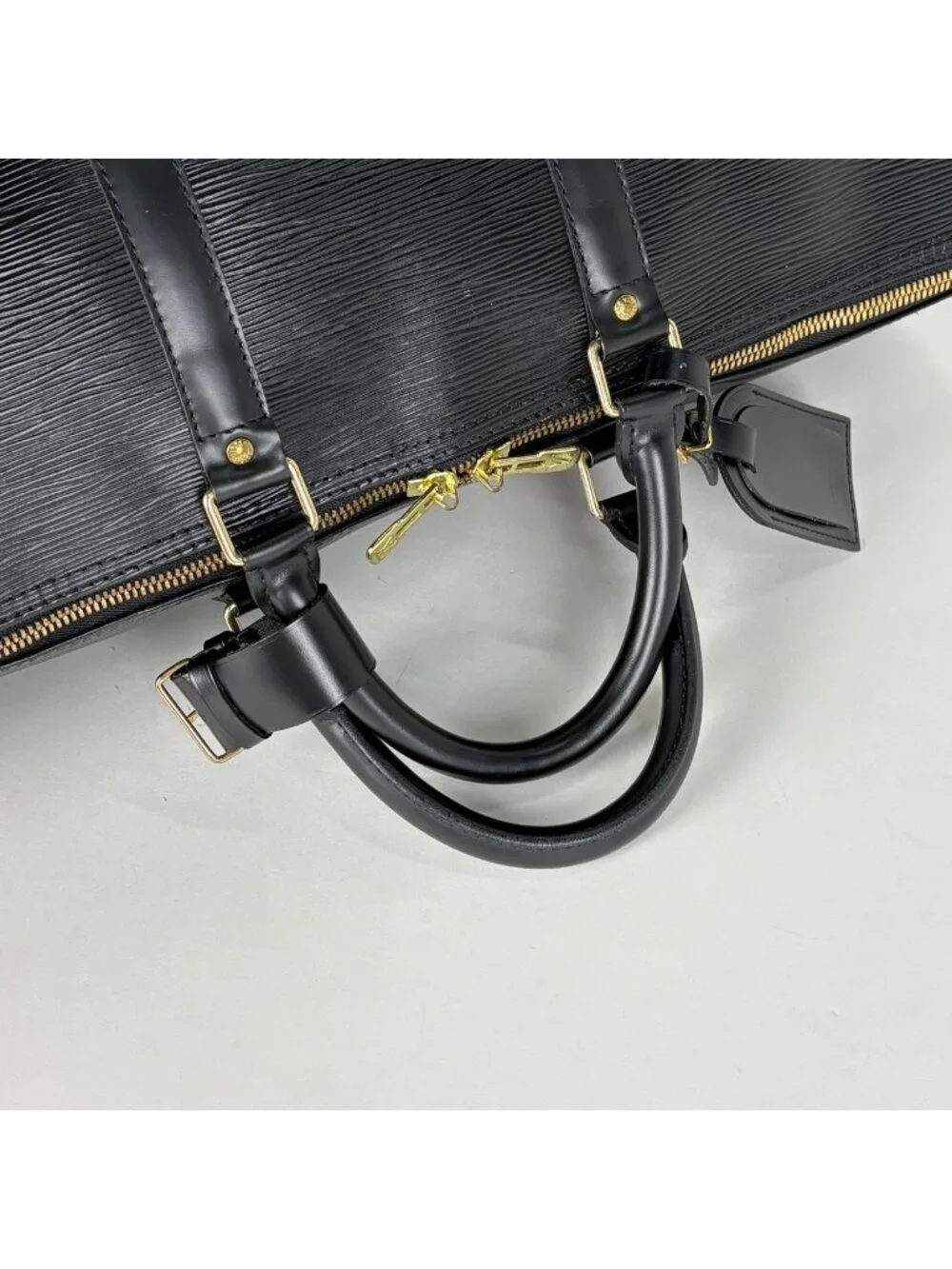 Louis Vuitton Keepall 50 Boston Bag Epi Noir